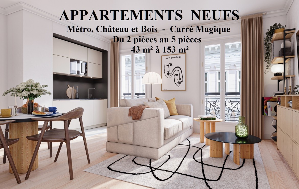 Vente Appartements Neufs Vincennes Château